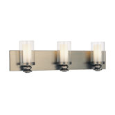Harvard Court  Vanity Light in Bronze