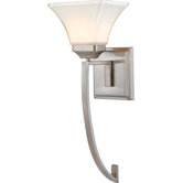 Agilis Wallchiere in Brushed Nickel