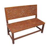 Sevilla Leather Entryway Bench