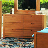 Flyer 6 Drawer Double Dresser