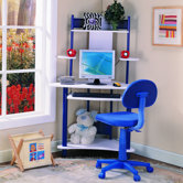 39" W Computer Desk with Keyboard Tray