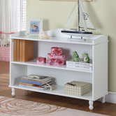 Two Tier Bookcase in White
