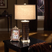 Table Lamp with Drum Shade