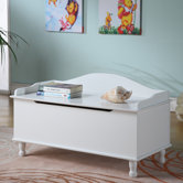 Storage Bench with  Locking Hinged Top