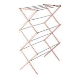 Wood Dryer with Vinyl Dowels in White