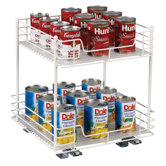Glidez 15" Two Tier Pantry Organizer