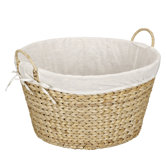 Banana Leaf Laundry Basket