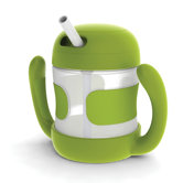 Straw Cup with Handles