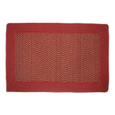 Border Tweed Barn Red Rug