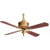 54" 19th Century 4 Blade Ceiling Fan