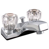 Centerset Bathroom Faucet with Double Knob Handles