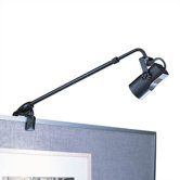 Low Voltage 50 Watt Adjustable Clamp Display Light with Plug-In Electronic Transformer