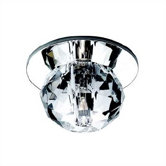 Round Cut Crystal Beauty Spot Light