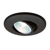 Low Voltage Recessed Eyeball Miniature Cabinet Trim with Housing