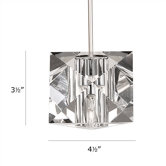 Crystal Prisma 1 Light Mini Pendant