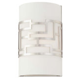 Alecia's Necklace One Light Wall Sconce in Brushed Nickel