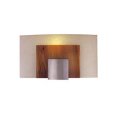 Wall Sconce in Brushed Nickel with Art Glass - Energy Star