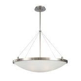 6 Light Inverted Pendant
