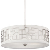 Alecia's Necklace 4 Light Drum Pendant