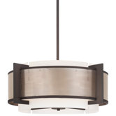 Mainly Mesh 4 Light Drum Pendant