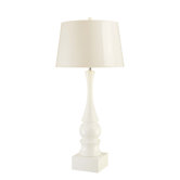 Lamps 33" Table Lamp in White Gloss