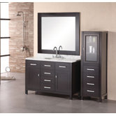 London 48" Single Bathroom Vanity with Opitonal Four Drawer Cabinet