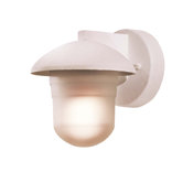 Danbury Compact Fluorescent  Outdoor Wall Lantern in White - Energy Star