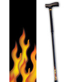 Flames on Bottom Cane