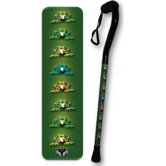 Frog Cane in Black