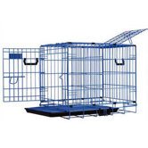 DreamCrate Professional Dog Crate in Blue