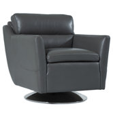 Leo Top Grain Leather Chair