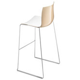 Catifa 46 Barstool with Two-Tone Seat
