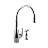 Duxbury Single Handle Single Hole Kitchen Faucet with Side Spray