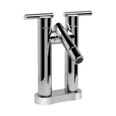 Tango Centerset Bathroom Faucet with Double Lever Handles