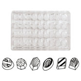 1.25" 4 x 9 Imprints of Chocolate Molds