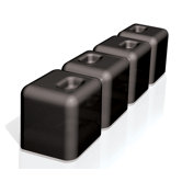 Non-Stick 24 Count Cube Baking Pan