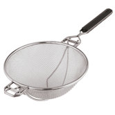 Strainer with Reinforced Support in Silver