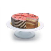 White Revolving Cake Stand