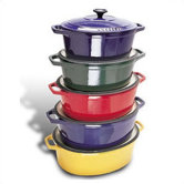 Cast Iron 3 1/2-Qt. Oval Dutch Oven