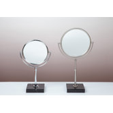 Kosmetic Olympia 5X Mirror in Brushed Nickel
