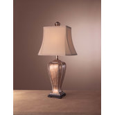 Casual Table Lamp in Warm Bronze
