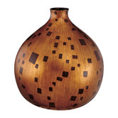 Gourd Vase in Copper