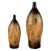 Mexican Mosaic Vases (Set of 2)