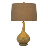 27" One Light Table Lamp in Chartreuse Green