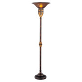 One Light Torchiere Floor Lamp