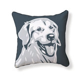 Golden Retriever Double Sided Cotton Pillow