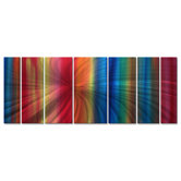 Rainbow Effect Metal Art