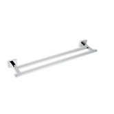 Urania 24" Wall Mounted Double Towel Bar in Chrome
