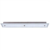 Fusion Jack Three Port Rectangular LED Canopy in Bronze