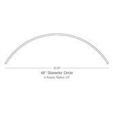 48" Monorail Circle in Bronze